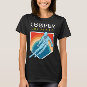 Cooper Colorado USA Ski Resort BACK PRINT T-Shirt
