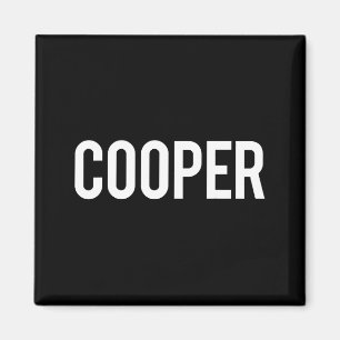 Cooper - Cool New Funny Name Fan Gift Tee  Magnet