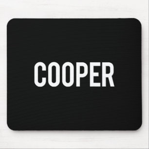 Cooper - Cool New Funny Name Fan Gift Tee  Mouse Mat