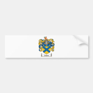 COOPER FAMILY CREST -  COOPER COAT OF ARMS BUMPER STICKER