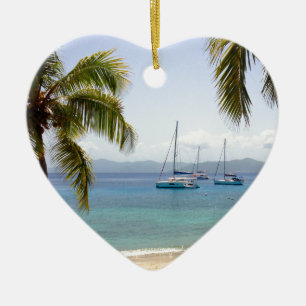 Cooper Island British Virgin Islands Ceramic Tree Decoration