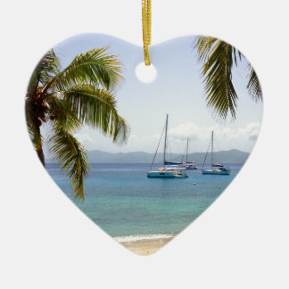 Cooper Island British Virgin Islands Ceramic Tree Decoration