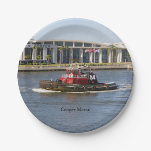 Cooper Moran paper plate