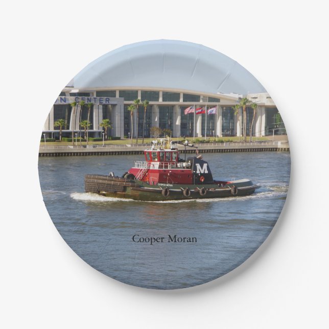 Cooper Moran paper plate (Front)