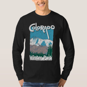Cooper Mountain Colorado Rocky Mountains Skiing Hi T-Shirt
