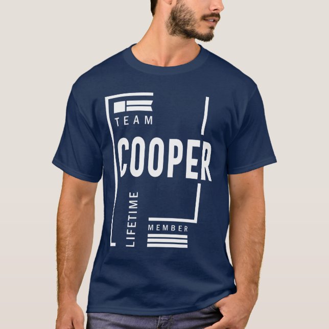 Cooper Personalised Name Birthday Gift T-Shirt (Front)