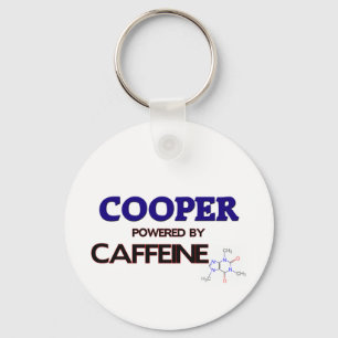 Cooper Powered by caffeine Key Ring