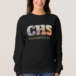 Cooper River Bridge Art Charleston South Carolina Sweatshirt