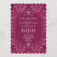 Cooper Rose Great Gatsby 1920s Wedding