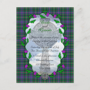 Cooper Scottish Wedding Invitation Postcard