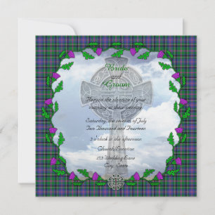 Cooper Scottish Wedding Square Invitation