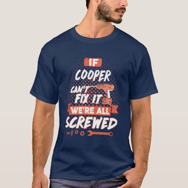 COOPER shirt, COOPER t shirt for men women (Front)