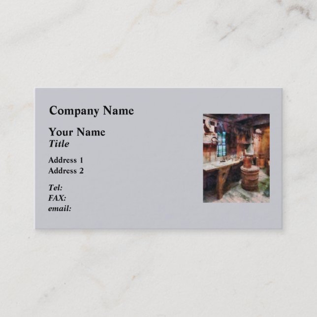 Cooper Shop Business Card (Front)