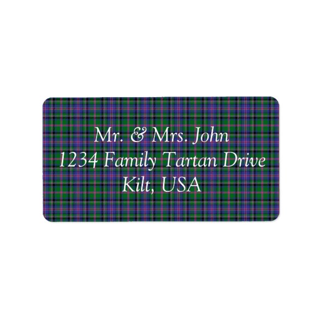 Cooper Tartan Label (Front)
