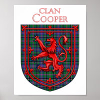 Cooper Tartan Scottish Plaid Lion Rampant