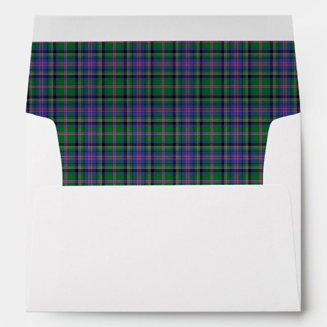 Cooper Tartan Wedding Envelopes (Back (Bottom))
