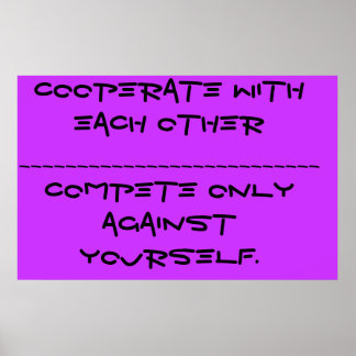 Cooperate Poster