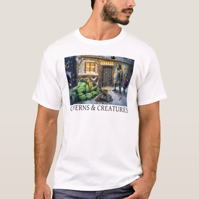 Coopers Christmas Carol Caverns Creatures T-Shirt (Front)