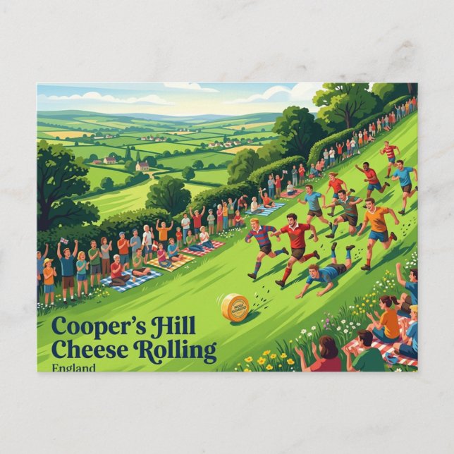 Cooper's Hill England Postcard (Front)