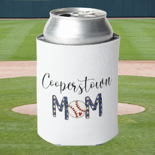 Cooperstown Baseball Mum / Mum Squad Favour Can Cooler