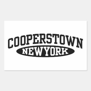 Cooperstown New York Rectangular Sticker