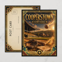 Cooperstown New York Vintage Art Deco Golden Age