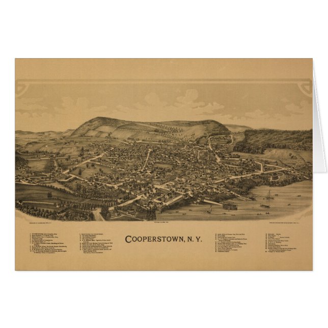 Cooperstown NY 1890 (Front Horizontal)