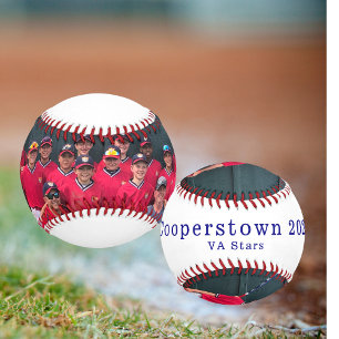 Cooperstown NY Baseball Team Photo Baseball