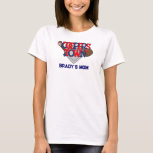Cooperstown Patriotic Baseball Player’s Mum Base T-Shirt