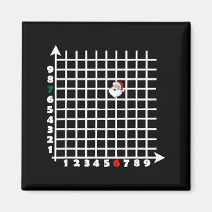 Coordinate (6,7) Funny Math Teacher 67 Math Christ Magnet