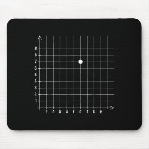 Coordinate (6,7) Funny Math Teacher 67 Math Lover Mouse Mat
