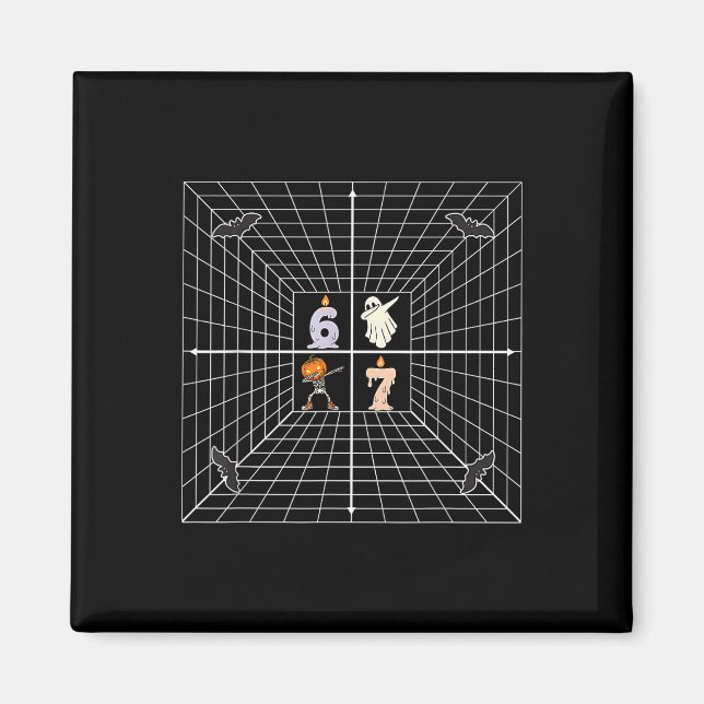 Coordinate 6 7 Funny Math Teacher Meme Science Hal Magnet (Front)