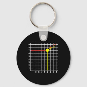Coordinate Six Seven Trendy 6 7endy Retro Groovy 6 Key Ring