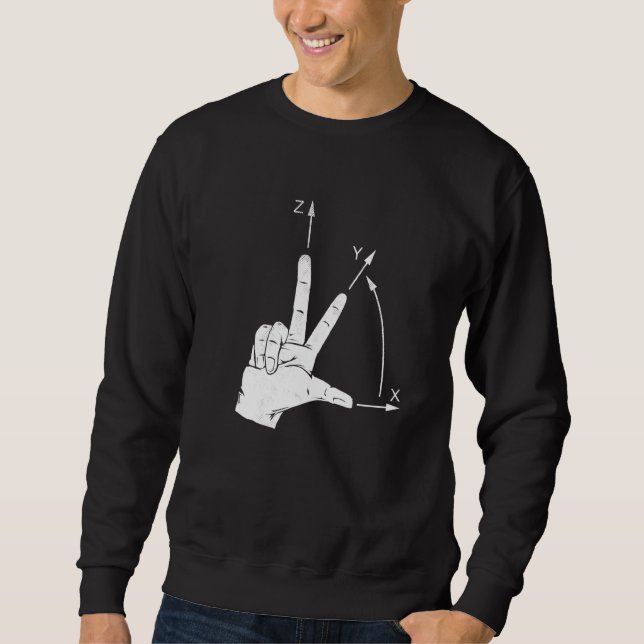 Coordinate System Cnc Programmer Cutting Machine O Sweatshirt (Front)