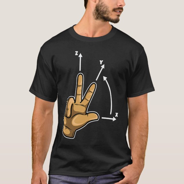 Coordinate System CNC Programmer Machining Mechani T-Shirt (Front)