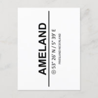 Coordinates Ameland