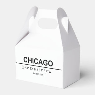 Coordinates Chicago Favour Box