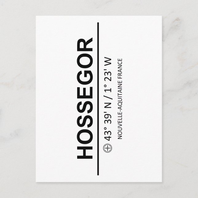 Coordinates Hossegor Postcard (Front)