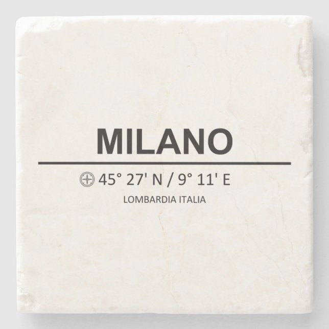 Coordinates Milano Stone Coaster (Front)