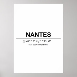 Coordinates Nantes Poster
