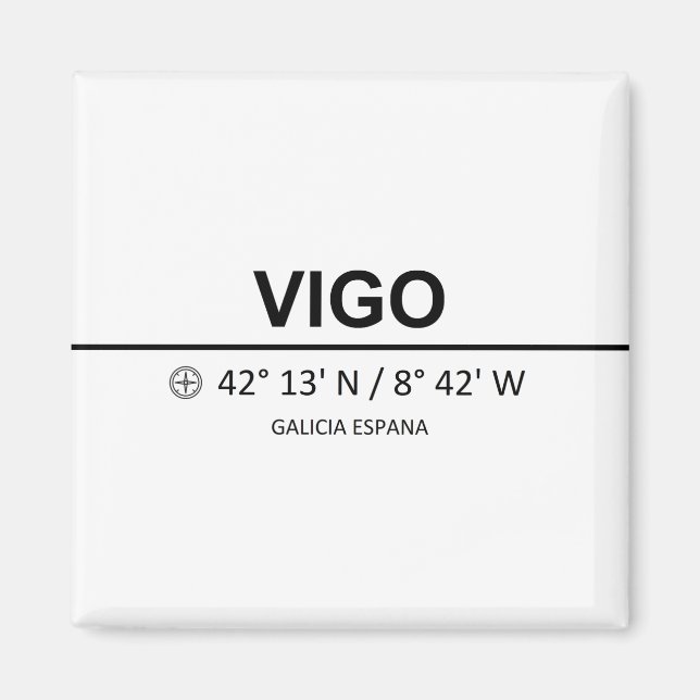 Coordinates Vigo Magnet (Front)