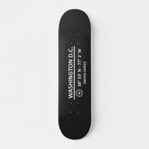 Coordinates Washington D.C. Skateboard