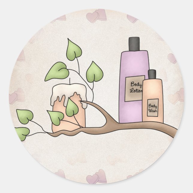 Coordinating Bridal Shower Envelope Seals (Front)