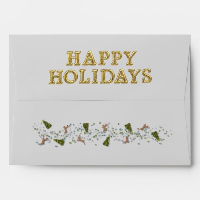 Coordinating Christmas Card Envelopes (Back (Top Flap))