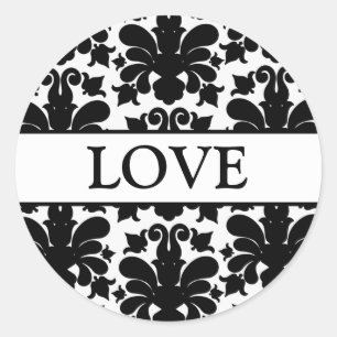 Coordinating Damask Envelope Seals