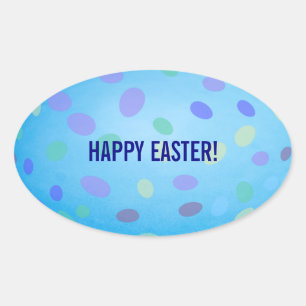 Coordinating Egg Sticker for Easter Favour Bags