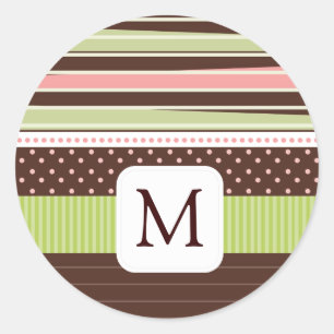 Coordinating Monogram Envelope Seals