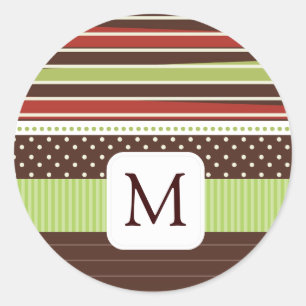 Coordinating Monogram Envelope Seals