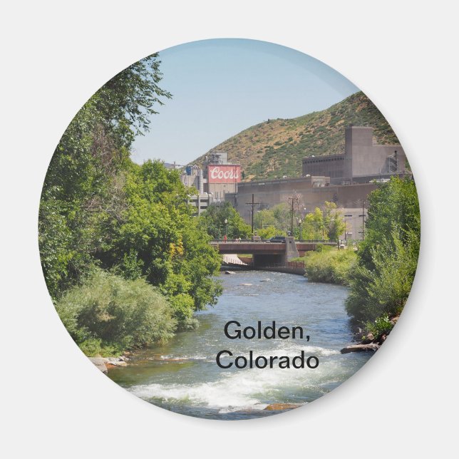 Coors Brewery in Golden, Colorado Magnet (Front)
