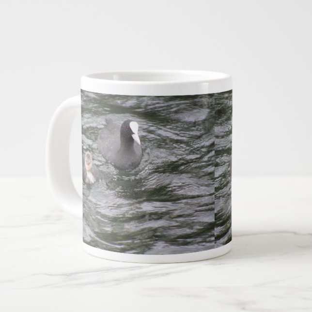 Coot and Chick Mug (Front Left)